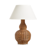 OKA Calabash Rattan Table Lamp - Natural